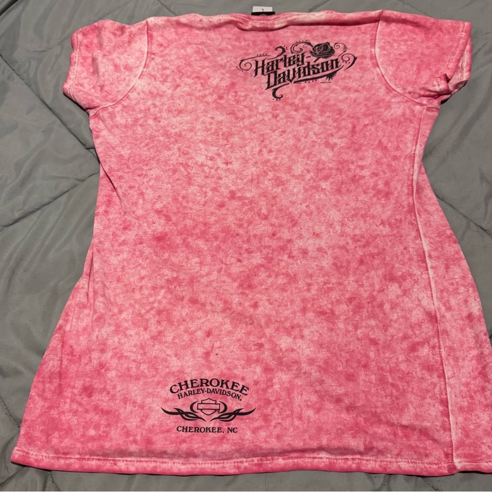 Harley-Davidson Women's Pink Short Sleeve Tee